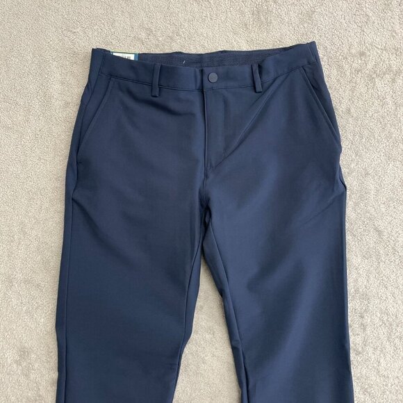 NEW Greg Norman Performance Men's 32x34 Flex Waistband Tech Pants Blue - Picture 7 of 10